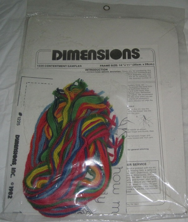 Dimensions Contentment Sampler Kit - Sealed - 1981 - Click Image to Close