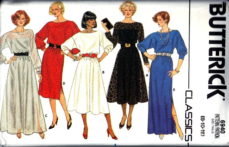Butterick 6940 EastyPullover Dress Pattern UNCUT - Click Image to Close