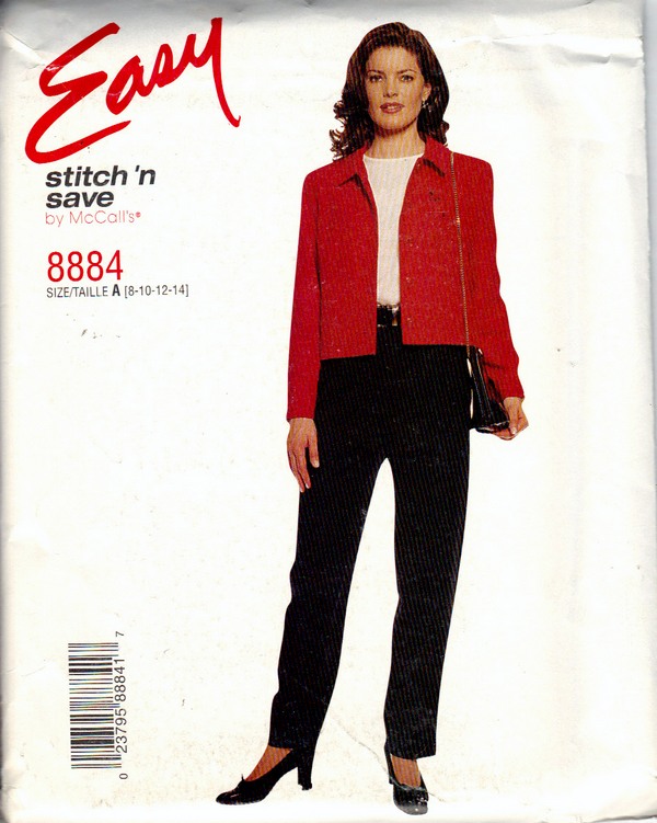 stitch 'n save 8884 Size A Easy Separates Pattern UNCUT - Click Image to Close