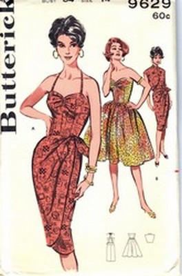 Butterick 9629 Dress and Jacket Sewing Pattern - Click Image to Close