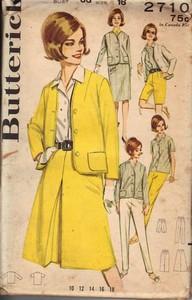Butterick 2710 1960's Separates Pattern UNCUT