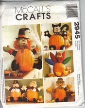 McCALLS 2945 Pumpkin Pokes Craft Pattern UNCUT
