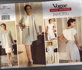 Vogue 1601 Tamotsu Wardrobe Pattern XL UNCUT