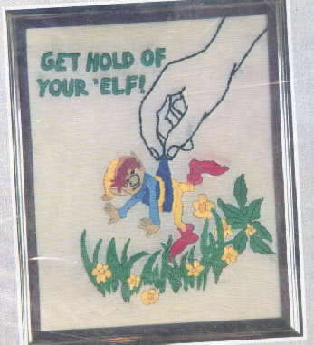 Elf Crewel Kit, 1988, Sealed