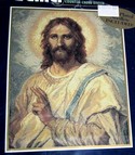Bucilla Counted Cross Stitch Kit Christ's Image - Click Image to Close
