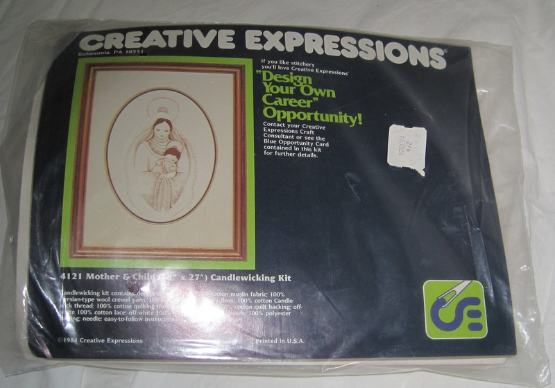 Creative Expression Mother & Child Candlewicking Kit - Click Image to Close
