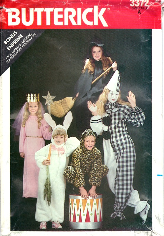 Butterick 3372 Children Halloween Costume Many Options UNCUT - Click Image to Close