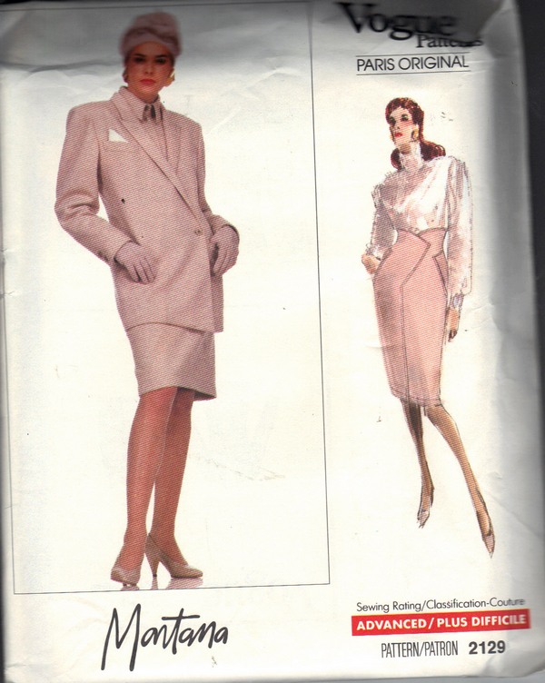 Vogue 2129 Montana Suit Pattern Uncut Size 14 - Click Image to Close