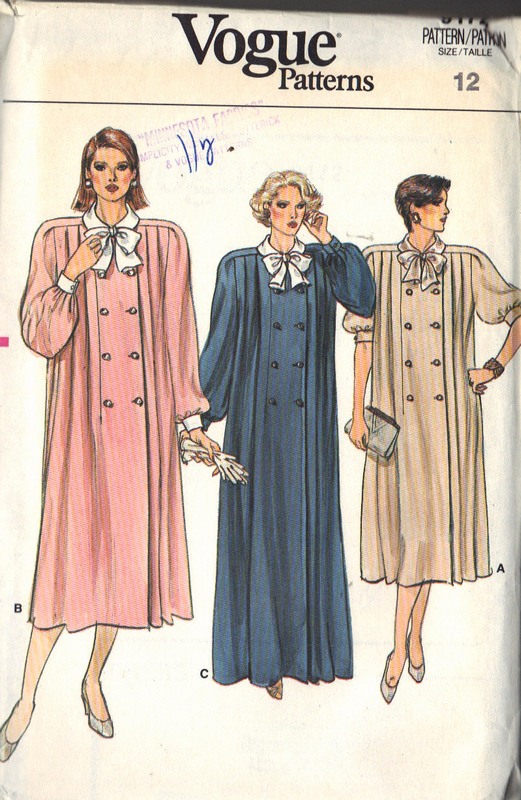 Vogue 9172 Maternity Dress Pattern UNCUT Size 12 - Click Image to Close