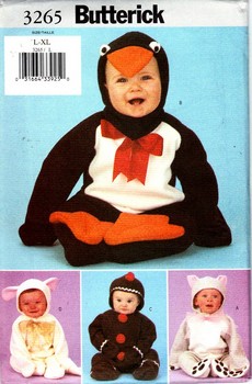 Butterick 3265 L-XL Toddler Costume Pattern UNCUT