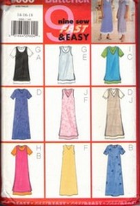 Butterick 6066 Dress and Jumper Sewing Pattern UNCUT