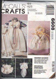 McCall's 6608 Heavenly Accents Doll Pattern UNCUT
