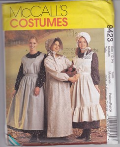McCalls 9423 Pioneer Old West Dress Pattern UNCUT