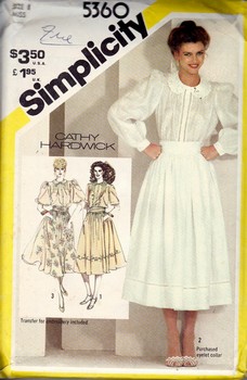 Simplicity 5360 Sz FF Asian Style Wardrobe Pattern UNCUT