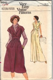 Vogue 9340 Dress Sewing Pattern UNCUT