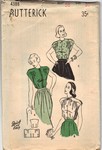 Butterick 4388 Vintage Blouse Pattern