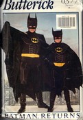 Butterick 6377 A Kids Batman Costume Pattern UNCUT