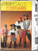 McCalls 4952 Adult Pirate Costume NEW