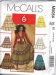 McCalls 5054 Full Skirt Pattern UNCUT