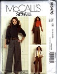 McCalls 5476 Pants Pattern UNCUT
