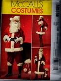 McCalls 5550 XM Santa Claus Costume Pattern UNCUT