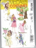 McCalls 5732 Kids Fairy Costume Pattern NEW