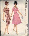 McCalls 5876 Vintage 1962 Dress Pattern Uncut LARGE
