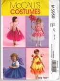 McCalls 5950 CF Girl's Fairy Costume Pattern NEW