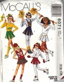 McCalls 6071 Size 10 Cheerleader Costume Pattern UNCUT