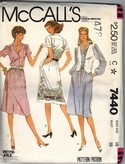 McCall's 7440 Vintage Shirtwaist Pattern UNCUT