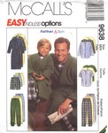 McCalls 9638 Men's Robe and Pajama Pattern UNCUT