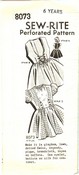Vintage Girl's Dress Pattern Mail Order UNUSED