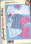 Simplicity 2629 Circa 1948 Reproduction Layette Pattern NEW