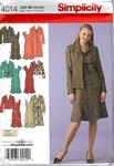 Simplicity 4014 Size BB Lg Jacket Dress Pattern UNCUT