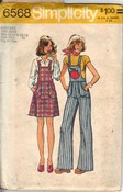 Simplicity 6568 Jumper Overall Pattern UNCUT