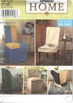 Simplicity 8261 Donna Lang Chair Cover Pattern UNCUT