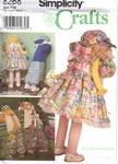 Simplicity 8268 Time Out Doll Bunny Pattern UNCUT
