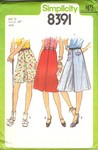 Simplicity 8391 Size 14 Culottes Skirt Pattern UNCUT