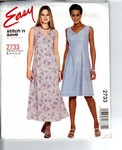 stitch 'n save 2733 Size A Summer Dress Pattern UNCUT