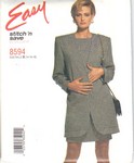stitch 'n save 8594 Size Unlined Jacket Dress Pattern UNCUT
