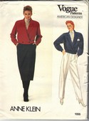 Vogue 1055 Anne Klein Suit Sewing Pattern