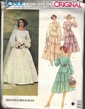 Vogue 1251 Belinda Bellville Wedding Gown Pattern