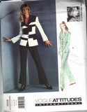 Vogue 1525 Myrene de Premonville Pantsuit Pattern UNCUT 14-16-18