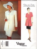 Vogue 1571 Oscar de la Renta Suit Pattern uncut 12-14-16