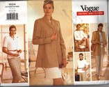 Vogue 1624 Career Wardrobe Pattern 20-22-24 UNCUT