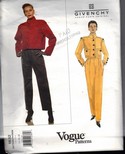 Vogue 1632 Givenchy Jacket Pants Pattern Uncut 14-16-18