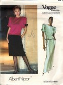 Vogue 1659 Albert Nippon Evening Special Occasion Dress Pattern