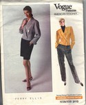 Vogue 2113 Perry Ellis Suit Pattern UNCUT