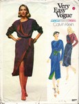 Vogue 2277 Calvin Klein Wrap Dress Pattern Size 16 UNCUT