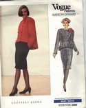 Vogue 2369 Geoffrey Beene Suit Pattern Uncut 14-16-18